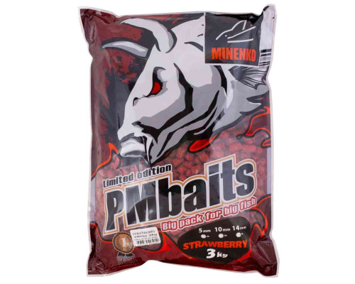 Пеллетс MINENKO Strawberry 10мм (3кг)