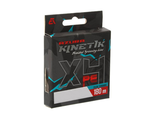 Шнур Azura Kinetik X4 Turquoise 180м #0.4 0.104мм