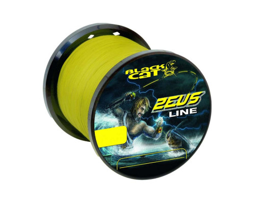 Шнур Black Cat Zeus Line Yellow 400м 0.45мм