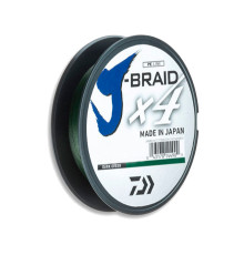 Шнур Daiwa J-Braid x4 0.13мм 5.9кг Dark Green 135м