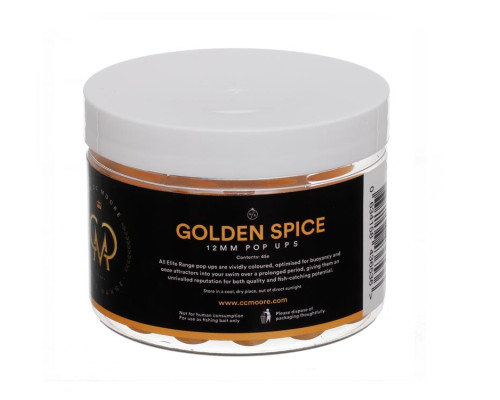 Бойлы CC Moore Elite Range Golden Spice Pop-Ups 12 мм