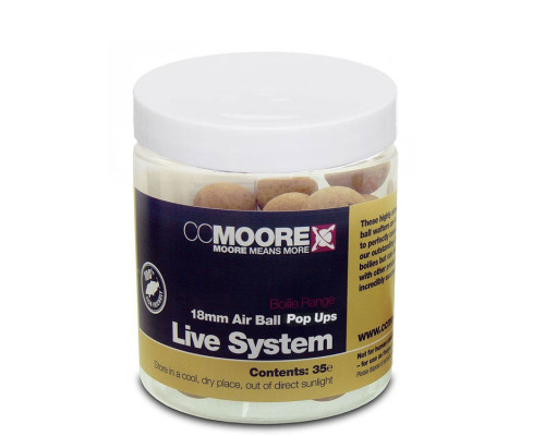 Бойлы CC Moore Live System Air Ball Pop-Ups 18мм New