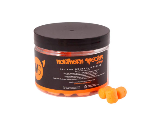 Бойлы CC Moore NS1 Dumbell Wafters Orange 10x14мм