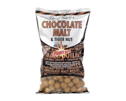 Бойлы Dynamite Baits Shelf Life Chocolate Malt & Tiger Nut 15мм 1кг