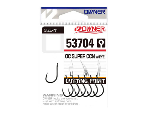 Крючки Owner Cut Super CCN with Eye 53704 №9