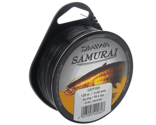 Леска Daiwa Samurai Catfish Waller 0,60 мм, 135 м
