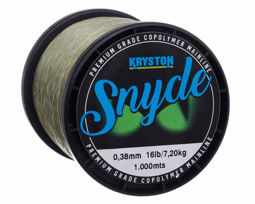 Леска Kryston Snyde Premium Grade Copolymer 1000м Green 0.38мм