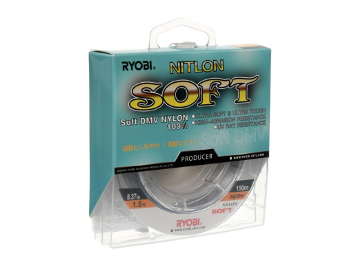 Леска Ryobi Soft Nylon 150м 0.205мм
