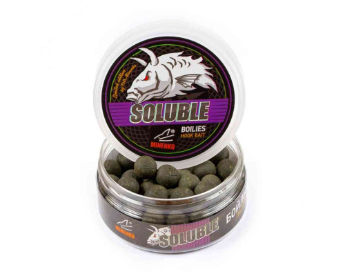 Насадочные бойлы MINENKO BLACK MUSSEL 14мм (пылящие)