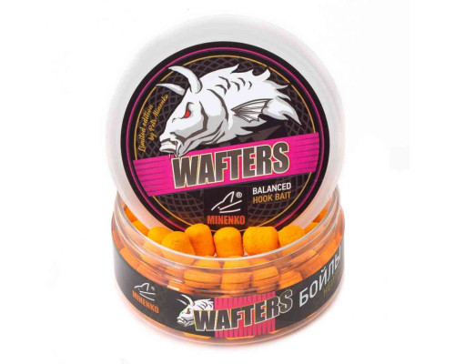Насадочные бойлы MINENKO WAFTERS DUMBELLS ORANGE PLUM 11x14мм