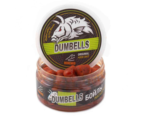 Насадочные DUMBELLS бойлы MINENKO MANDARINE 14x20мм (в дипе)