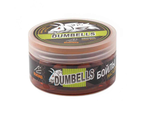 Насадочные DUMBELLS бойлы MINENKO MANDARINE 14x20мм (в дипе)