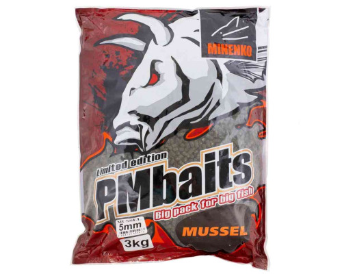 Пеллетс MINENKO Mussel 5мм (3кг)