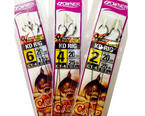 Поводок карповый Owner ORC-5 KD Rig №2 25lb