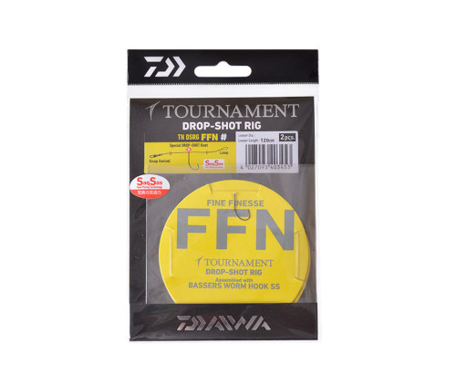Спиннинговая оснастка Daiwa TN Drop Shot Rig FFN #2 120см 0.22мм