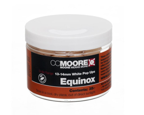 Бойлы CC Moore Equinox White Pop-Ups 13-14 мм