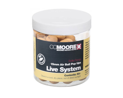 Бойлы CC Moore Live System Air Ball Pop-Ups 15мм New