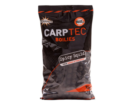 Бойлы Dynamite Baits Spicy Squid CarpTec 20мм 1кг