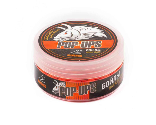 Бойлы плавающие MINENKO STRAWBERRY (Fluo) Pop-Up 12мм