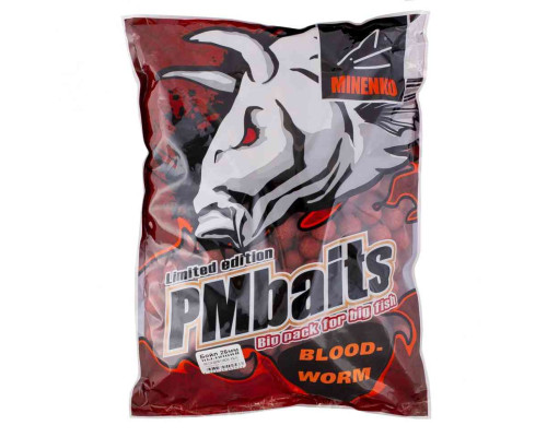 Бойлы пылящие MINENKO Bloodworm 26мм (3кг)
