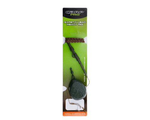 Готовое оснащения Carp Pro ледкор с клипсой безопасной