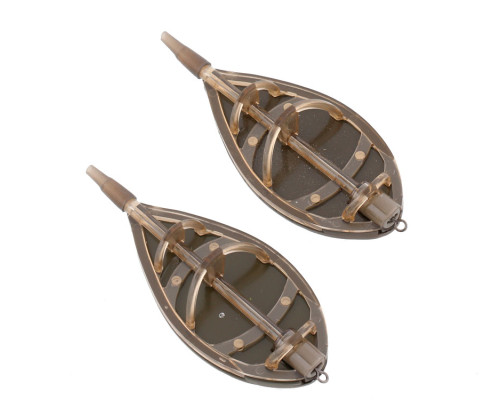 Hабор кормушек Carp Pro Flat Feeder XL, 2 шт (90+100 г)