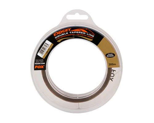 Леска FOX Exocet Double Tapered Trans Khaki 0,33–0,50 мм, 300 м
