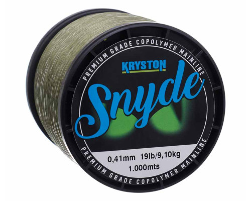 Леска Kryston Snyde Premium Grade Copolymer 1000м Green 0.41мм