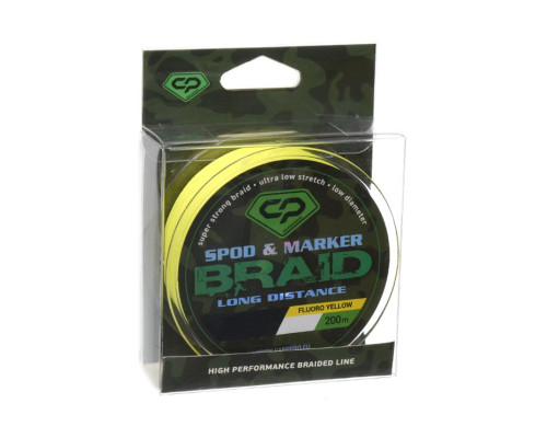 Шнур Carp Pro Spod and Marker Braid PE X4 Long Distance 0.16мм 200м