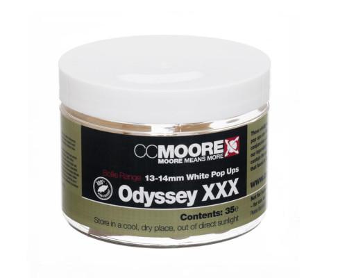 Бойлы CC Moore Odyssey XXX White Pop-Ups 13-14 мм