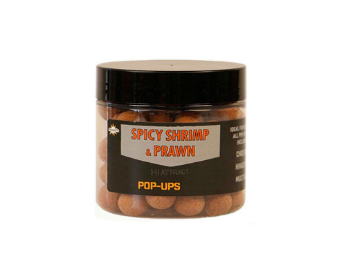 Бойлы Dynamite Baits Fluro Pop-up Spicy Shrimp & Prawn 20мм