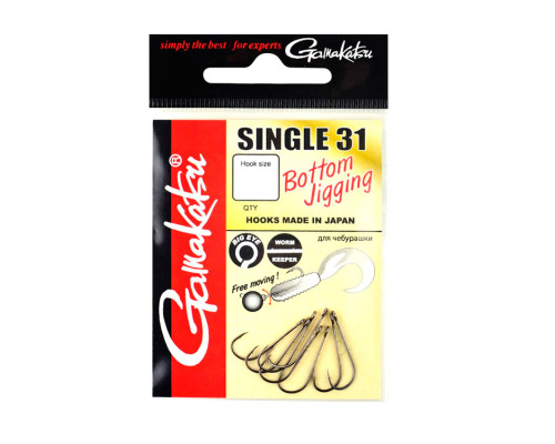 Крючок Gamakatsu Single 31 №6 7шт