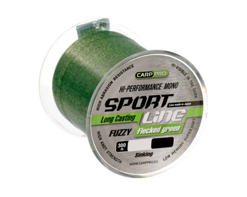 Леска Carp Pro Sport Line Flecked Green 300м 0.310мм