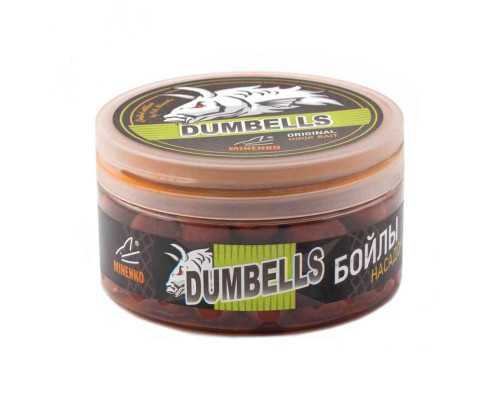 Насадочные DUMBELLS бойлы MINENKO ORANGE PLUM 14x20мм (в дипе)