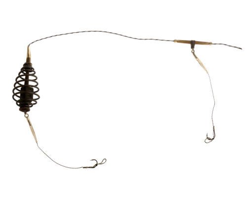 Оснастка Carp Pro Пружина 2 крючка №6 на ледкоре 50 г
