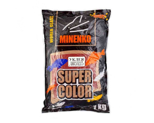 Прикормка MINENKO Super Color Уклея Красный
