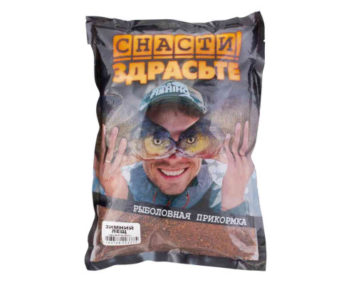 Прикормка зимняя «СНАСТИ ЗДРАСЬТЕ!» Лещ