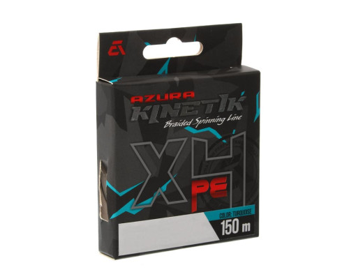 Шнур Azura Kinetik X4 Turquoise 150м #0.3 0.094мм