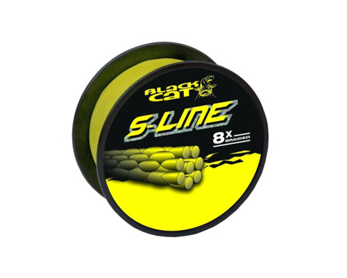 Шнур Black Cat S-Line Yellow 300м 0.55мм