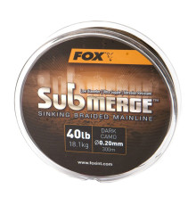 Шнур Fox Submerge Sinking Braided Mainline Dark Camo 0.20мм
