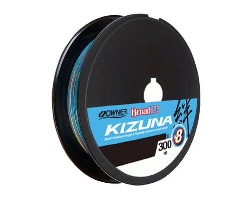 Шнур Owner Kizuna Broad PEx8 300м 0.29мм 22.3кг Multi Color
