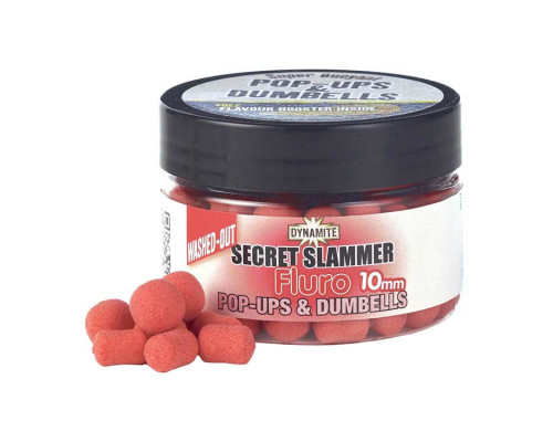 Бойлы Dynamite Baits Pop-Ups & Dumbells Secret Slammer 10мм