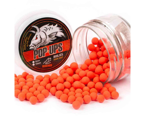 Бойлы плавающие MINENKO STRAWBERRY Pop-Up 8мм