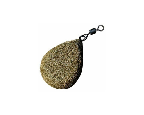 Грузило Korda Textured Flat Pear Swivel 3oz 84г