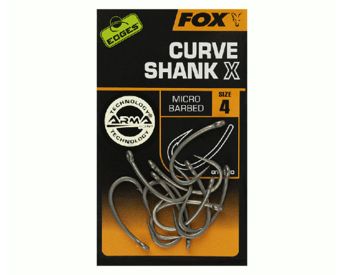 Крючки Fox Edges Curve Shank X №4