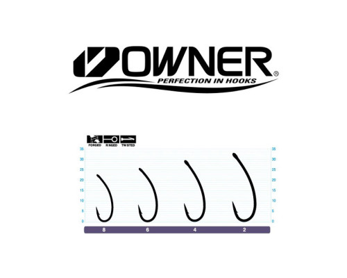 Крючки Owner Carp Up C8-53268 №2