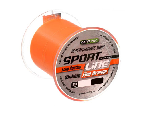 Леска Carp Pro Sport Line Fluo Orange 300м 0.235мм