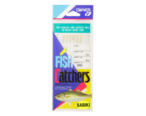 Морcкая оснастка Owner 5553 Sabiki Gold Rainbow №08, 7 крючков