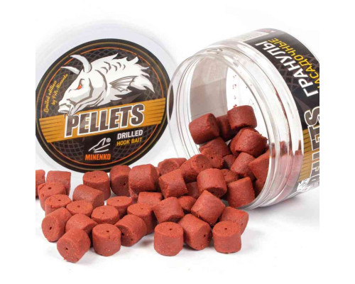 Насадочный пеллетс MINENKO RED HALIBUT tutti-frutti (14мм)