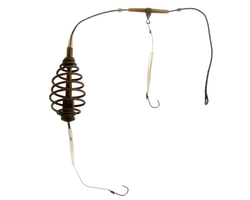 Оснастка Carp Pro Пружина 2 крючка №6 на ледкоре 30 г